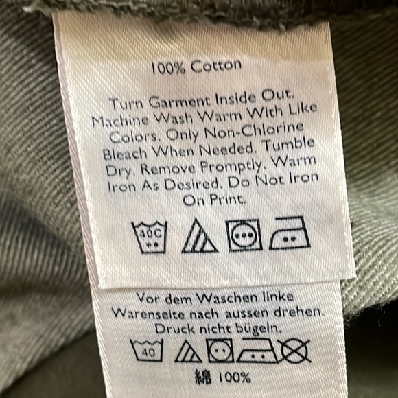 A NWOT Eddie Bauer Green Men’s Tag size T 44 100% cotton - Picture 13 of 13